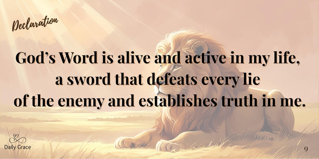 Daily Grace – Powerful Christian Declarations, Scripture & Prayers That Shift Atmospheres | A Daily Guide to Speak God’s Word and Build Faith