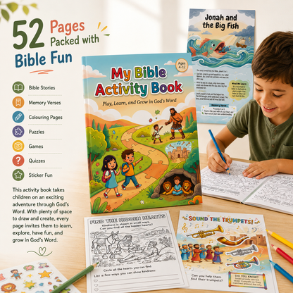 My Bible Activity Book | Play, Learn & Grow in God’s Word