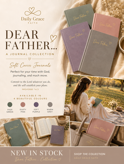 Dear Father Journal | Soft Touch Hardcover Notebook
