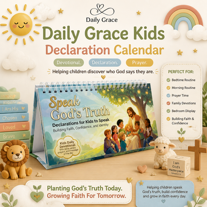 Speak God’s Truth | Kids Daily Devotional & Declaration Calendar