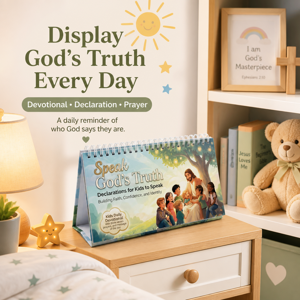 Speak God’s Truth | Kids Daily Devotional & Declaration Calendar