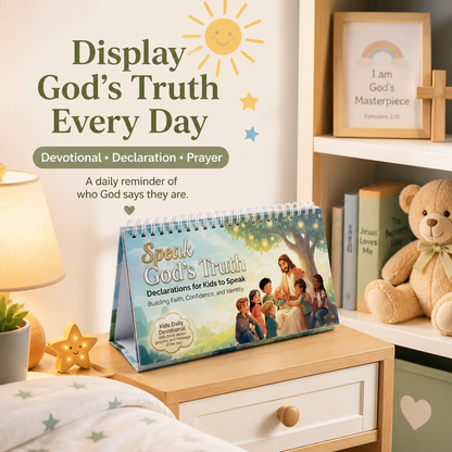 Speak God’s Truth | Kids Daily Devotional & Declaration Calendar