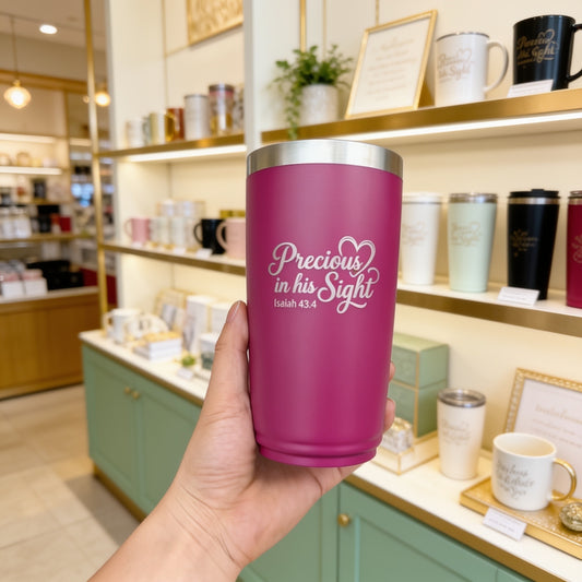 Precious in His Sight 20oz Travel Mug - High Quality Stainless Steel