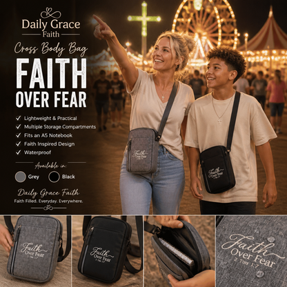 Faith Over Fear Crossbody Sling Bag