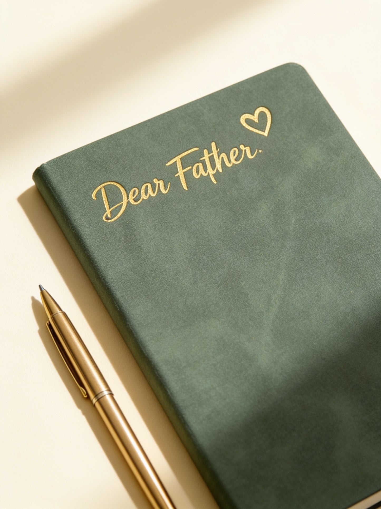 Dear Father Journal | Soft Touch Hardcover Notebook