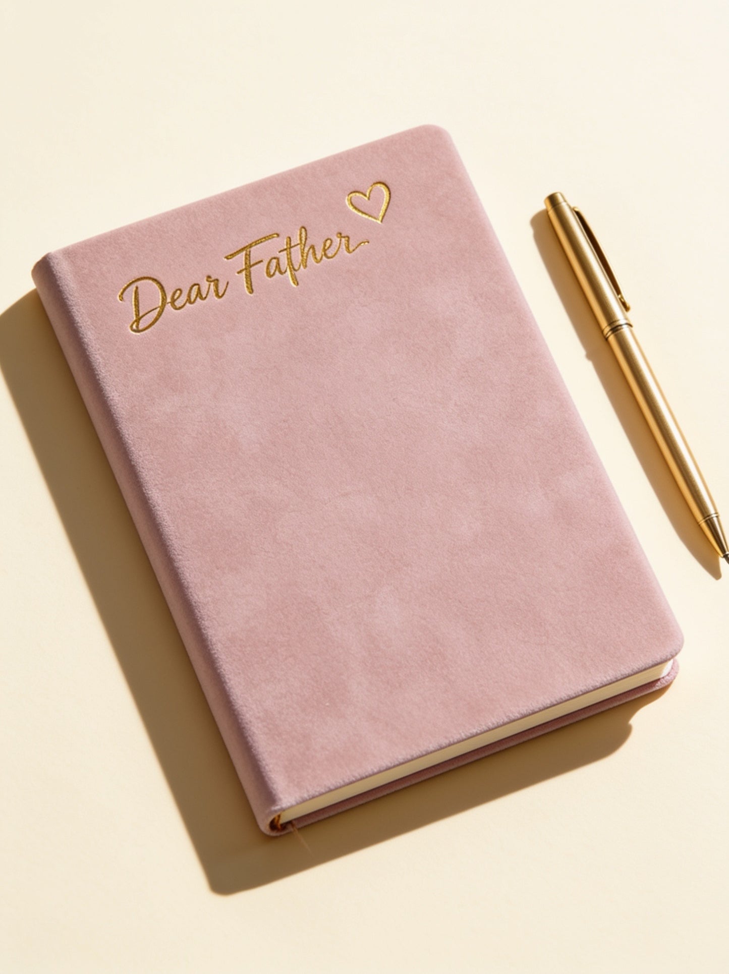 Dear Father Journal | Soft Touch Hardcover Notebook