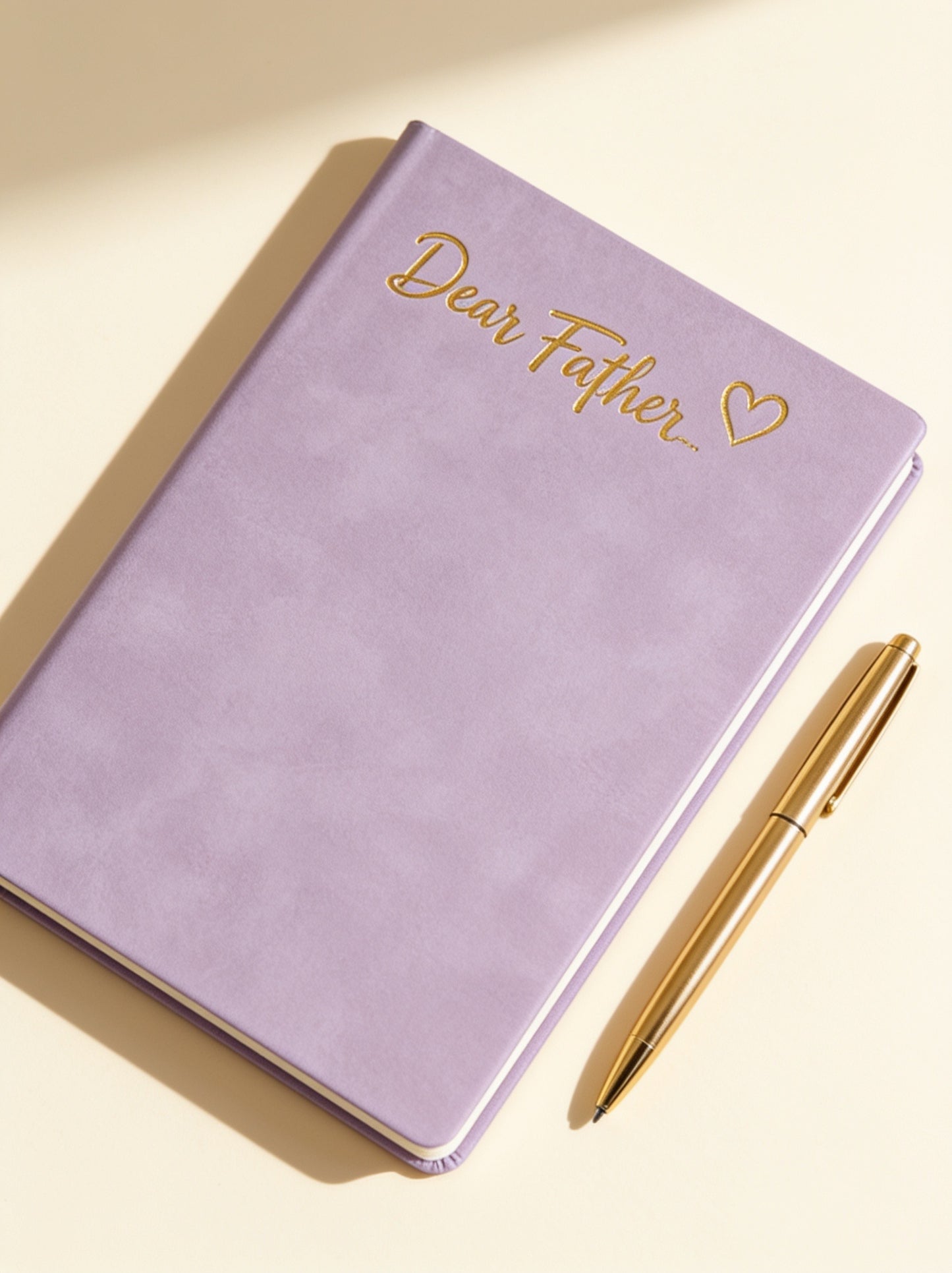 Dear Father Journal | Soft Touch Hardcover Notebook