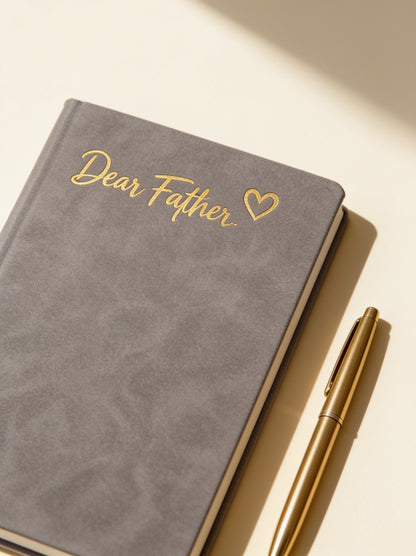 Dear Father Journal | Soft Touch Hardcover Notebook