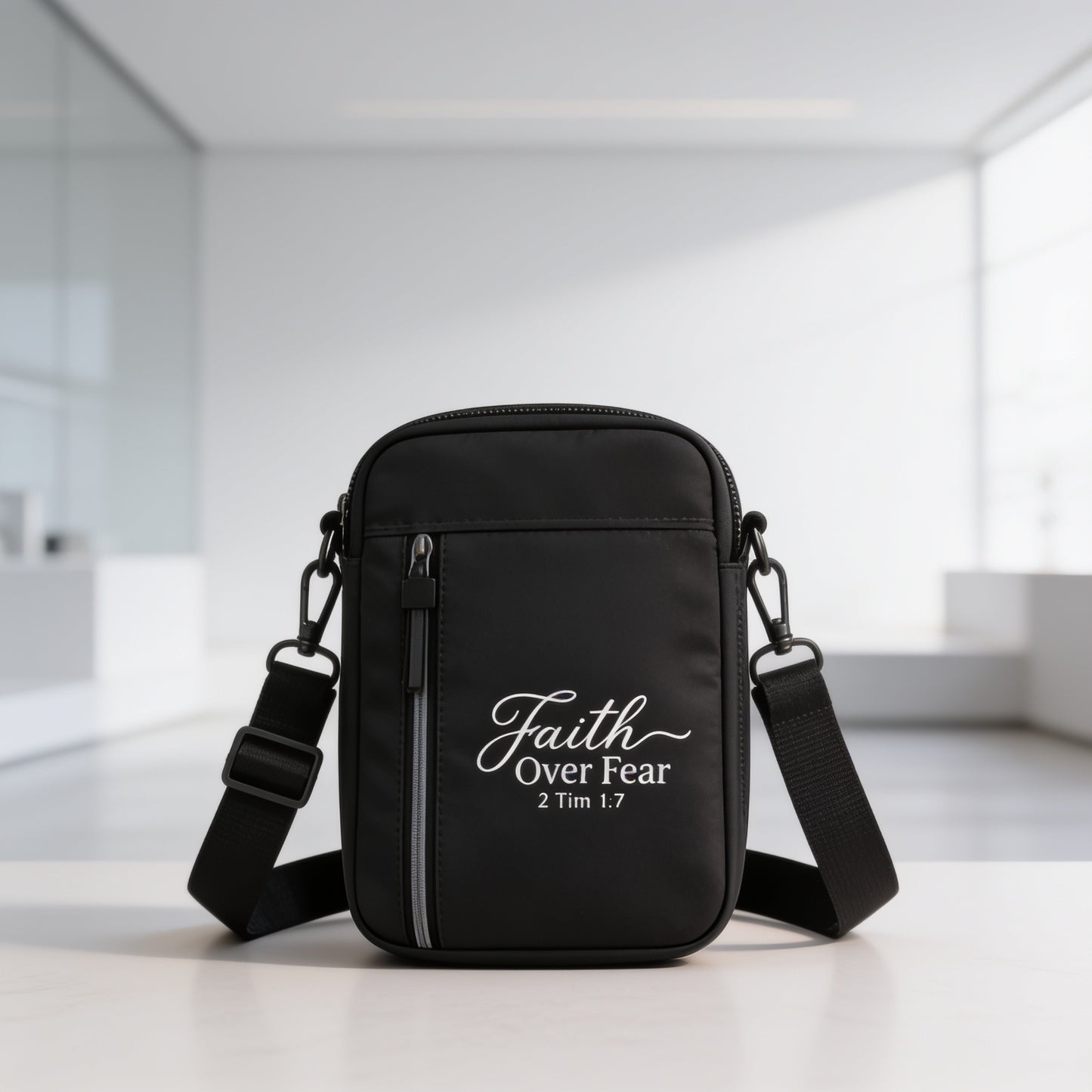 Faith Over Fear Crossbody Sling Bag