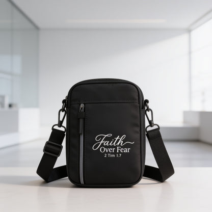 Faith Over Fear Crossbody Sling Bag