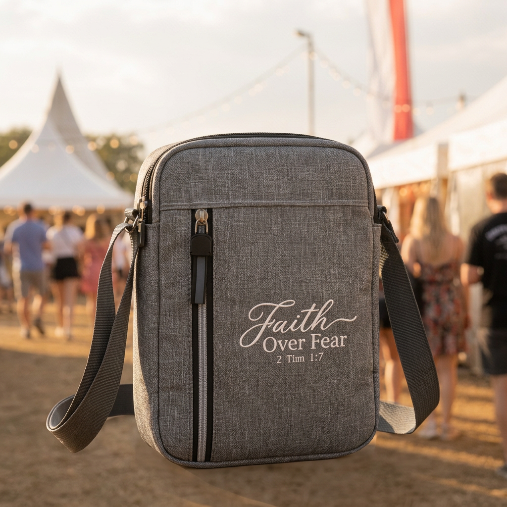Faith Over Fear Crossbody Sling Bag