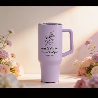 God Is Within Her 40oz Tumbler | Psalm 46:5