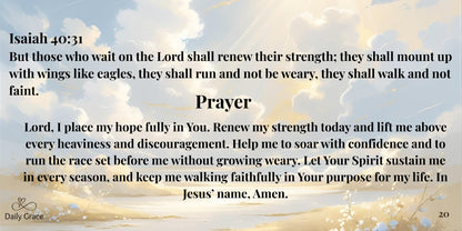 Daily Grace Declaration Calender